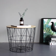 Load image into Gallery viewer, Small Iron Basket Table
