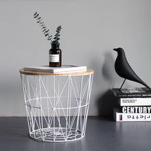 Load image into Gallery viewer, Small Iron Basket Table
