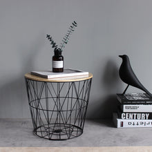 Load image into Gallery viewer, Small Iron Basket Table
