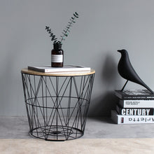 Load image into Gallery viewer, Small Iron Basket Table
