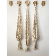 Load image into Gallery viewer, Macrame Wall Hanging Plant Holder
